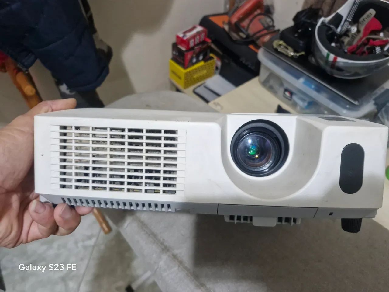 Retroprogetor Hitachi CX3011 com a lâmpada ruim.... - Foto 2