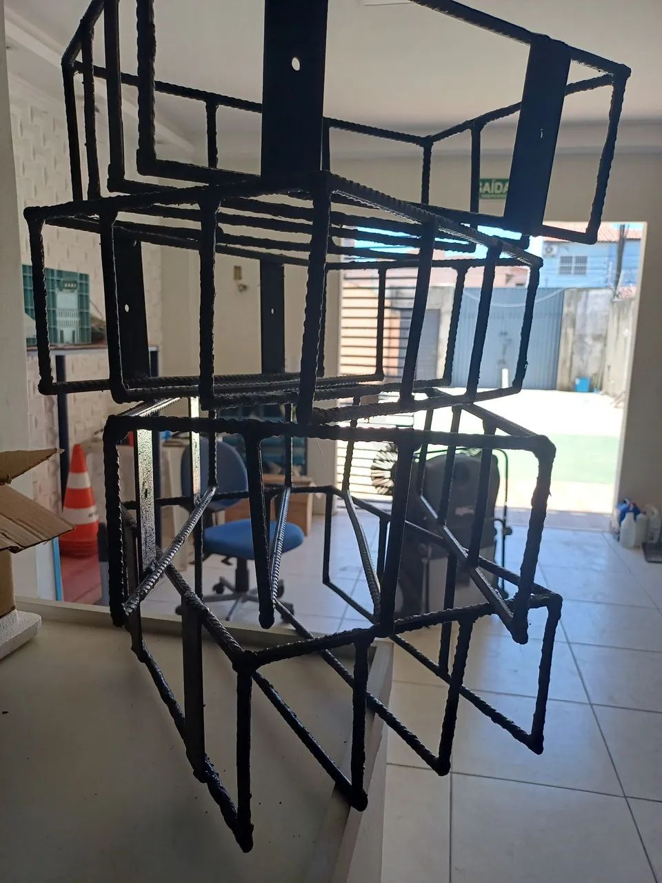gaiola de armação de ferro