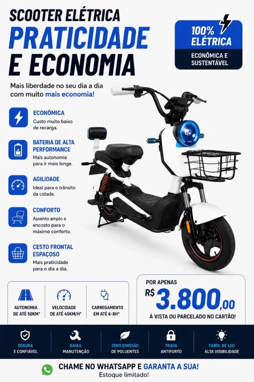 Scooter elétrica 