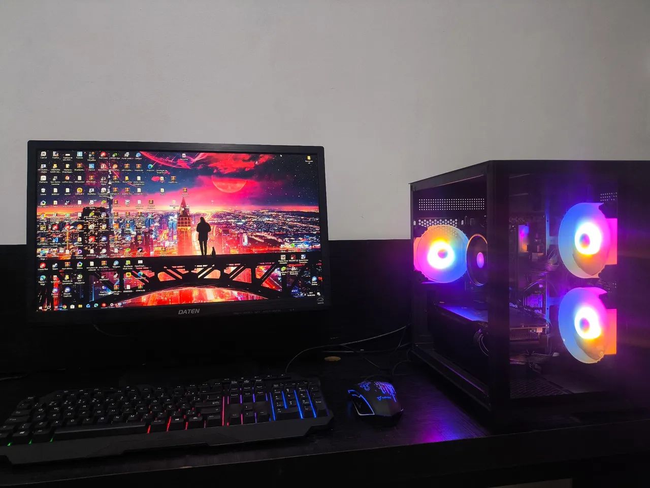 Pc gamer Ryzen 5 + Rx 570 completo  - Foto 2