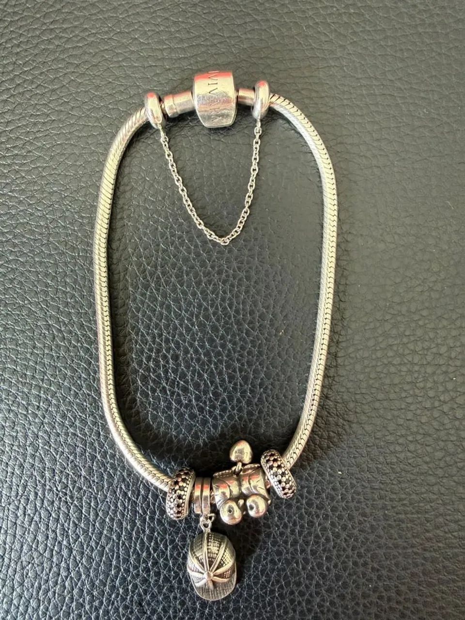 Pulseira Life Vivara Original com 4 Berloques - Prata - Foto 3