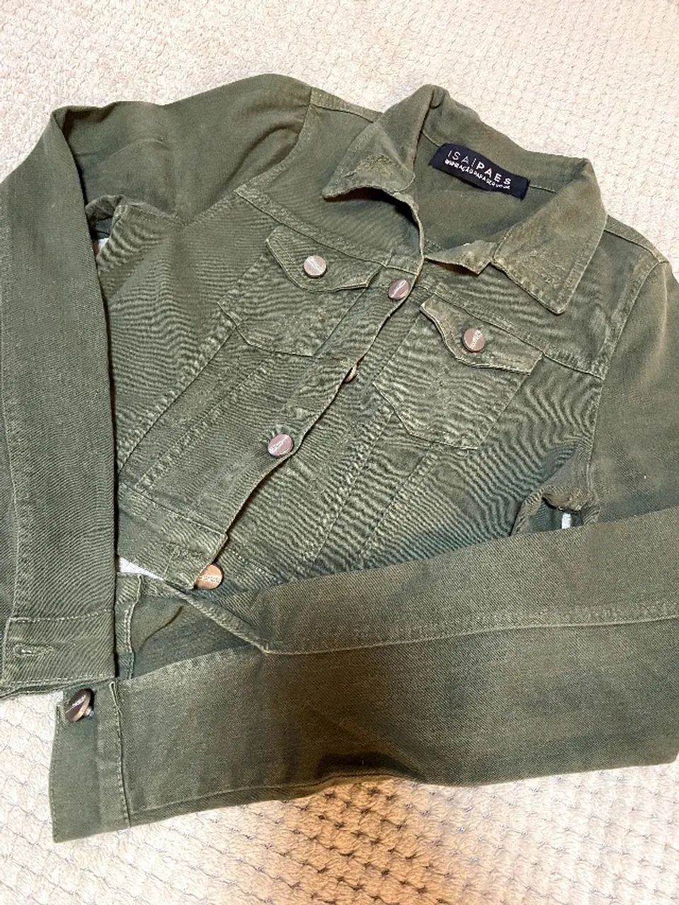 Jaqueta Jeans Verde  - Foto 2