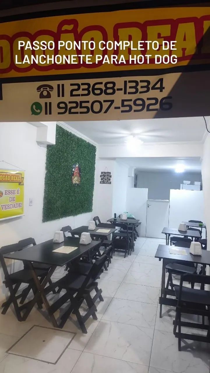 Grande oportunidade, passo ponto completo para lanchonete.