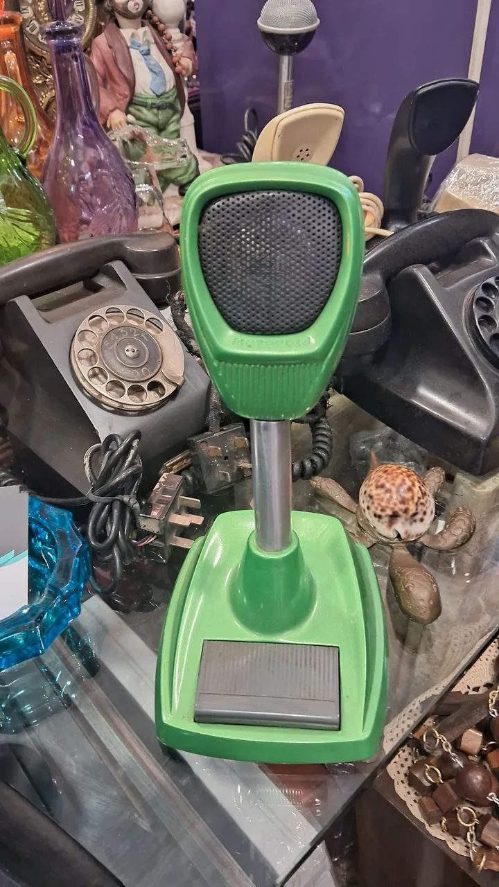 Microfone de Mesa da Marca Motorola  vendemos como decoração  - Foto 3