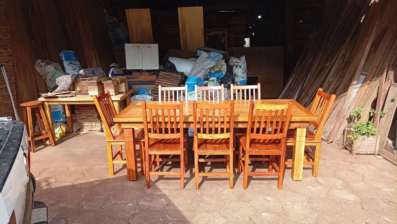 Mesa com Cadeiras Confortáveis Direto da Fábrica - Foto 4