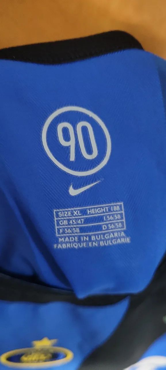 Camisa de Jogo Adriano Imperador 2005 Inter de Milão XL Made in Bulgária  - Foto 3