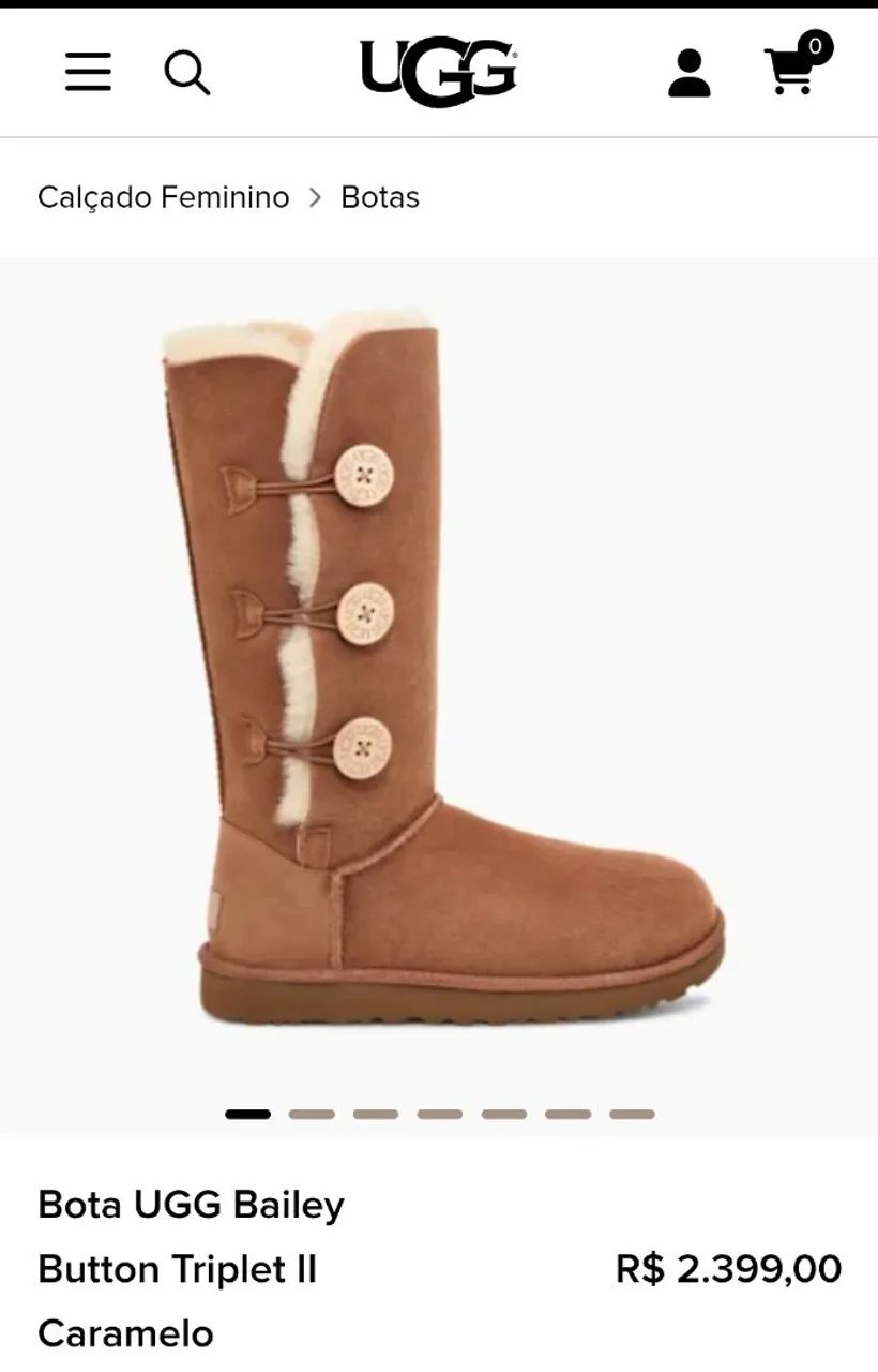 Bota UGG Bailey Button Triplet ll original 