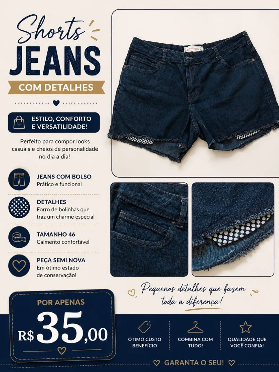 Shorts jeans 