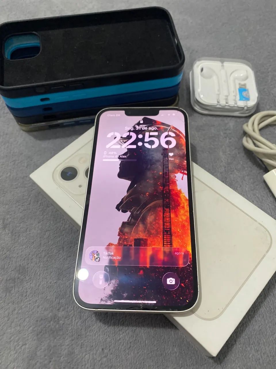 Iphone 13 128GB BRANCO - Foto 5