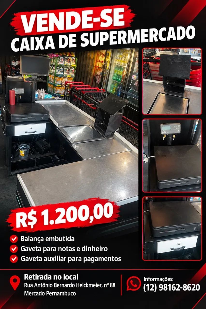 CAIXA DE SUPERMERCADO 