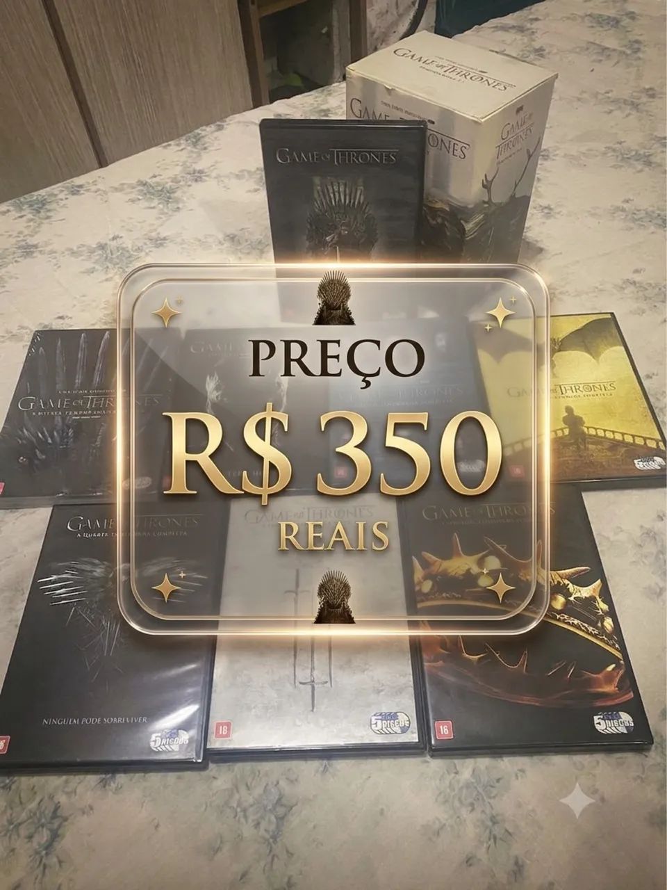 COLEÇÃO GAME OF THRONES EM DVD (LACRADA)  - Foto 3