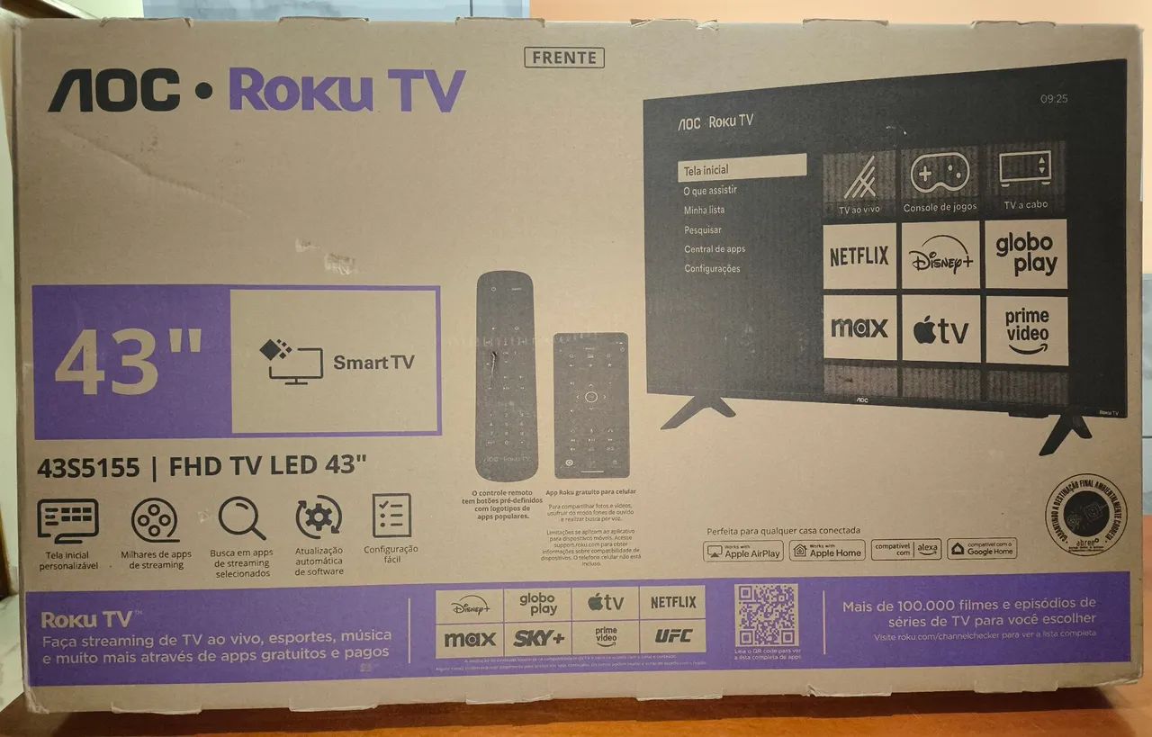 Smart tv AOC roku tv