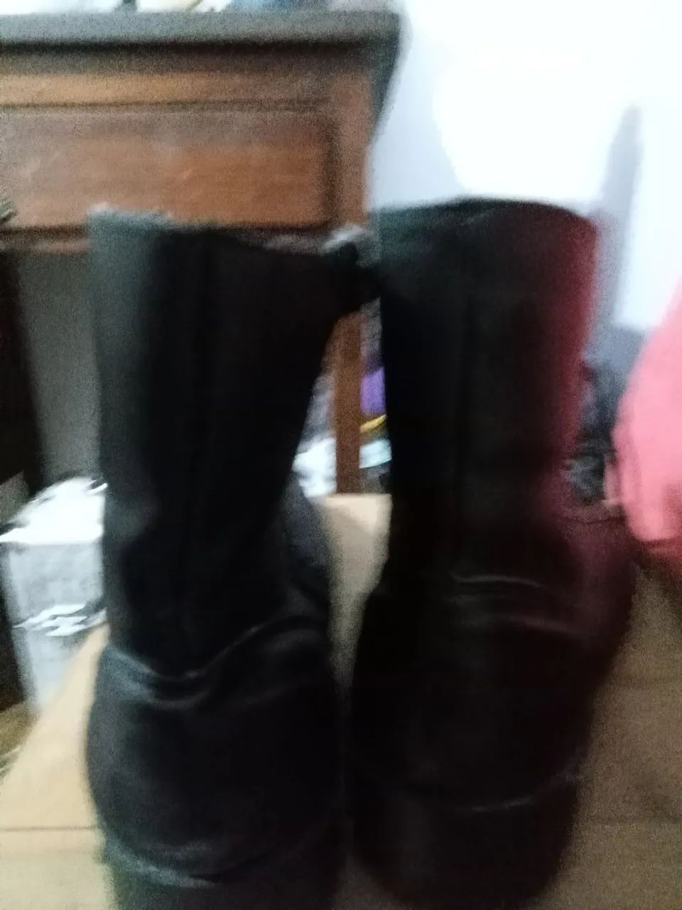 Bota coturno couro genuíno  - Foto 4