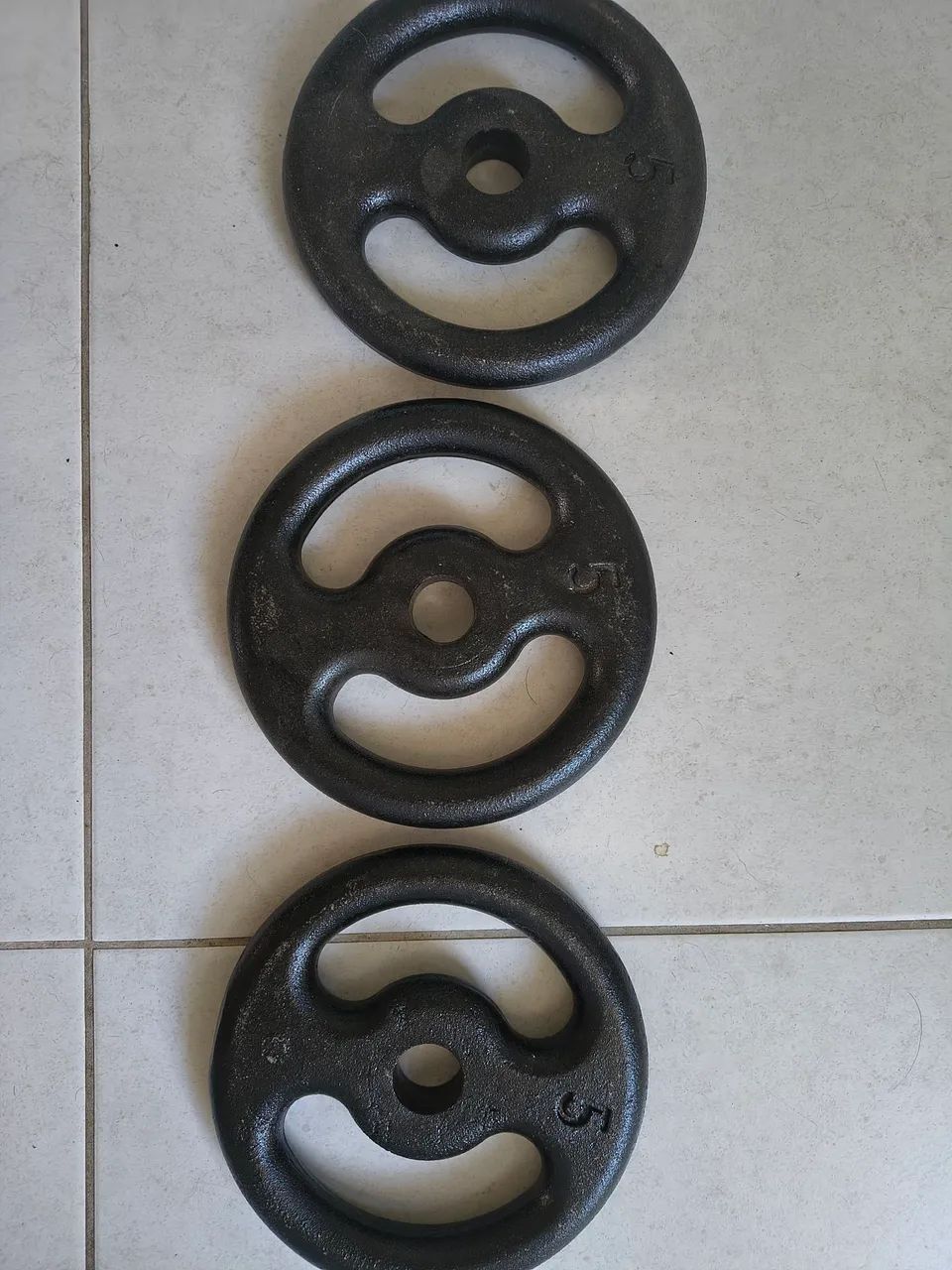 Halter e anilha para academia - Foto 2