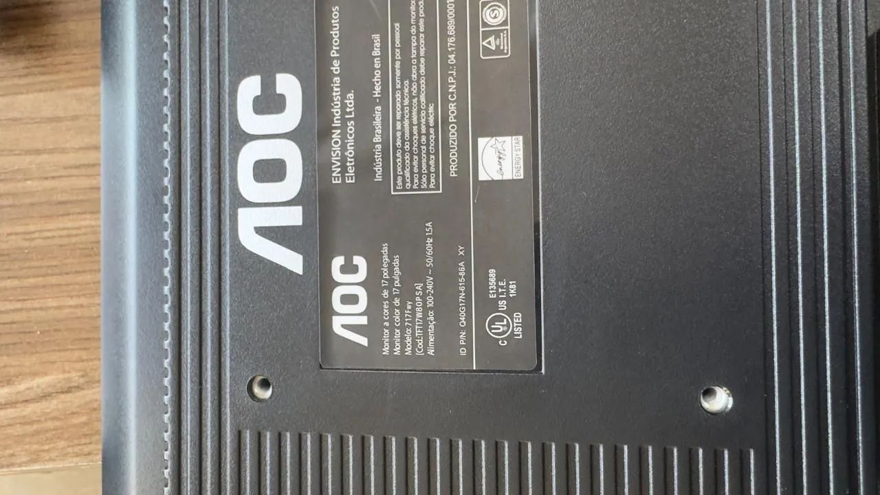 Monitor 17 polegadas LG ou AOC - Foto 4