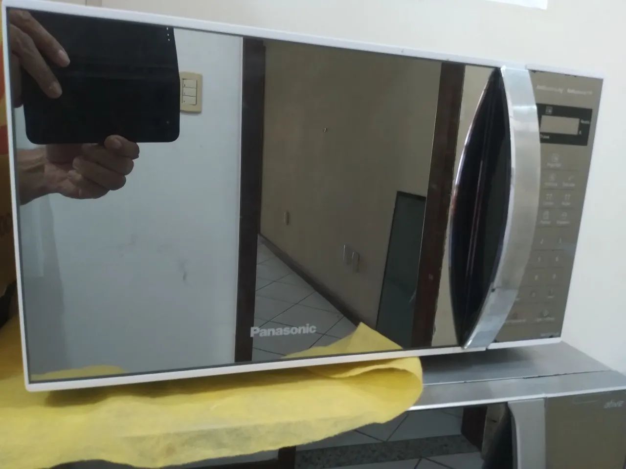 Microondas panasonic 21 litros novinho com nota e garantia 