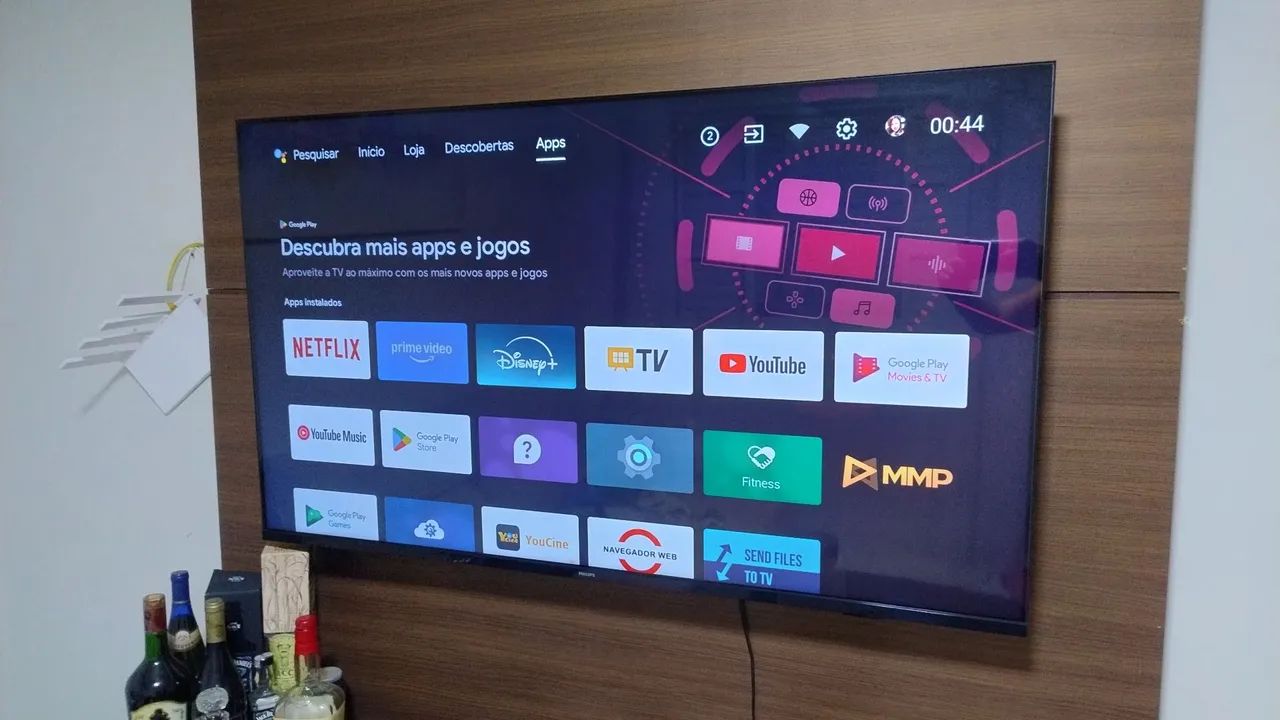 SmaTv Philips 4k 55 polegadas bluetooth 