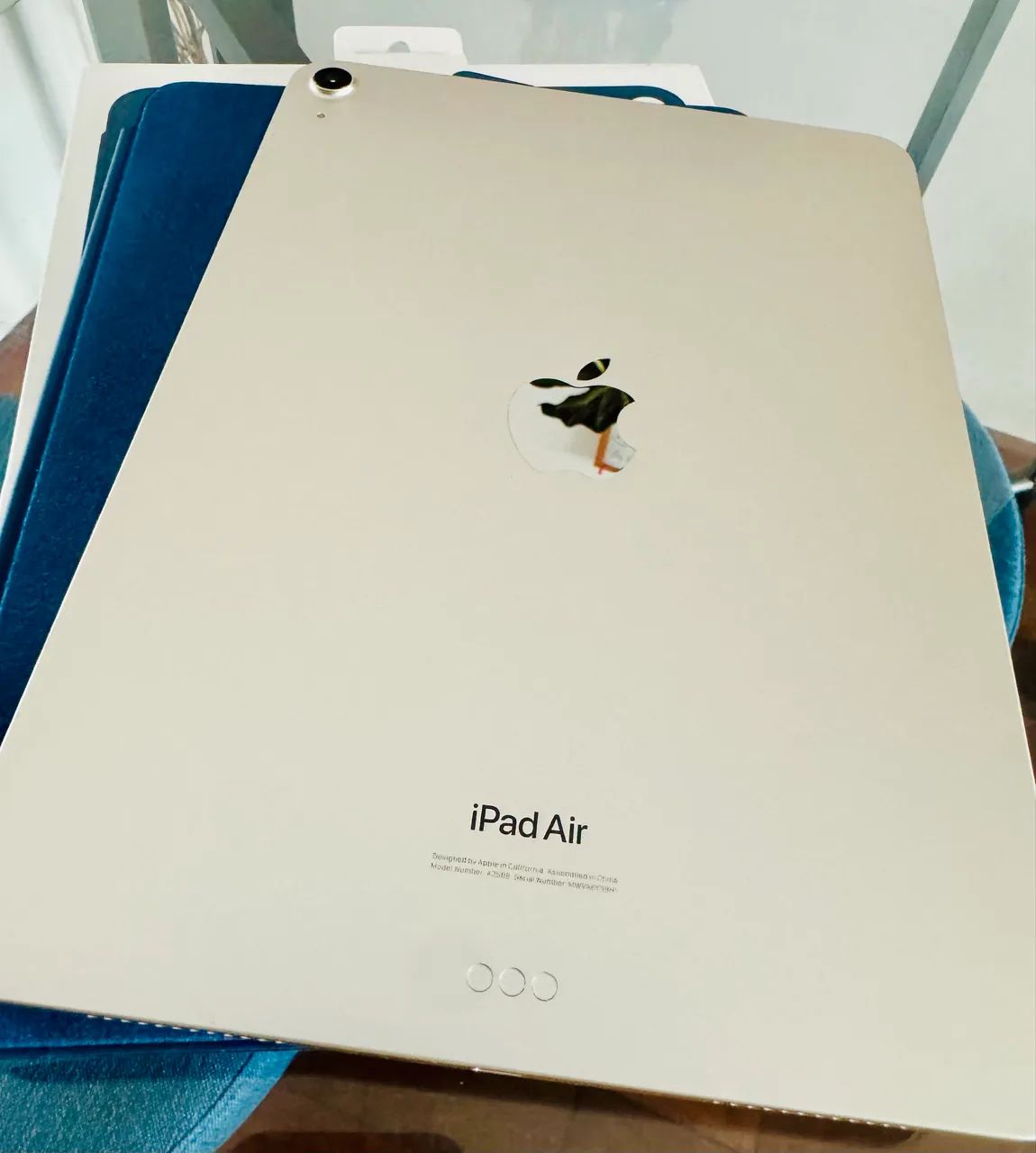 iPad Air 5ª Geração 256GB Wi-Fi + Smart Folio Apple - Impecável - Foto 3