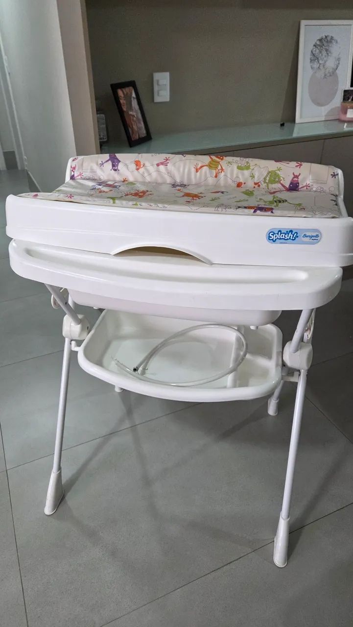 banheira e trocador de bebê burigotto splash - Foto 3