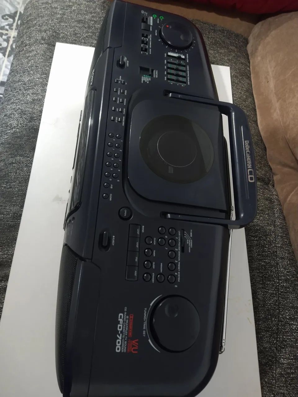 Sony DodecaHorn CD CFD-700 Lançado Em 1989 - Foto 3