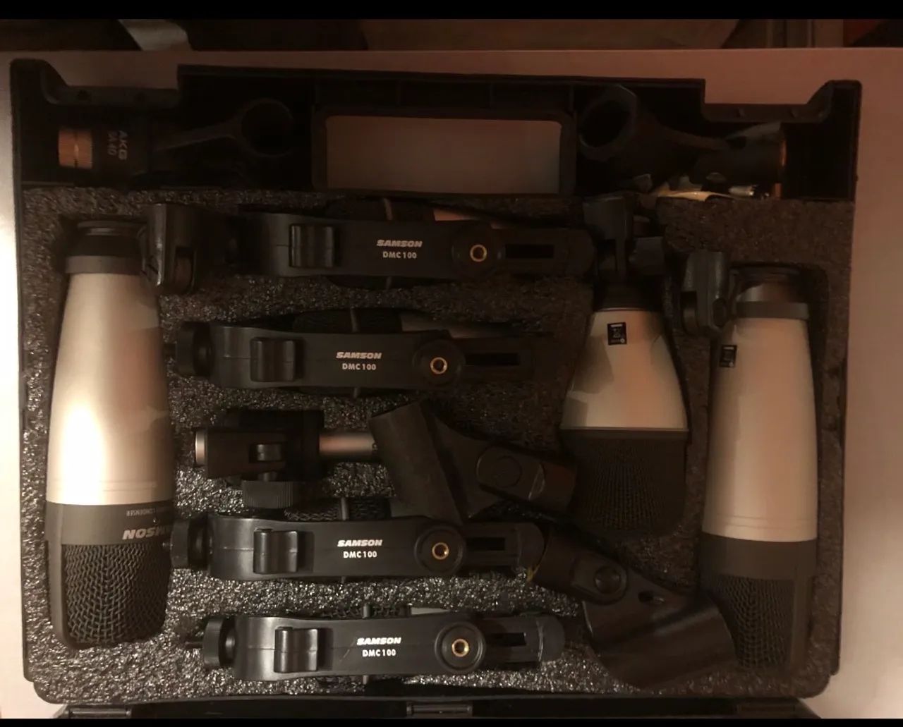 Kit de Bateria samson  8 mics unico oprtunidade  - Foto 3