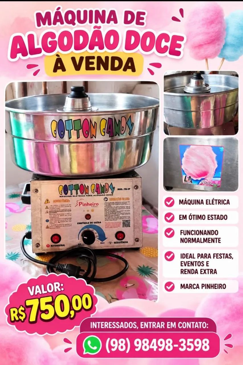 Máquina de algodão doce 