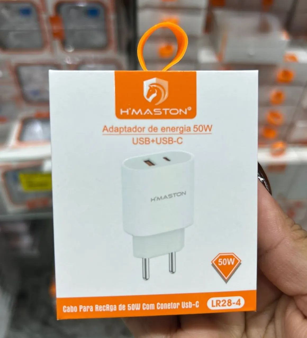 Fonte USB C + USB 50w - Entrega Grátis 