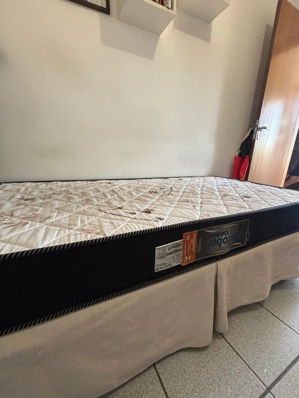 Cama Box Solteiro com Baú + Cabeceira e Colchão | Ótimo Estado - Foto 3