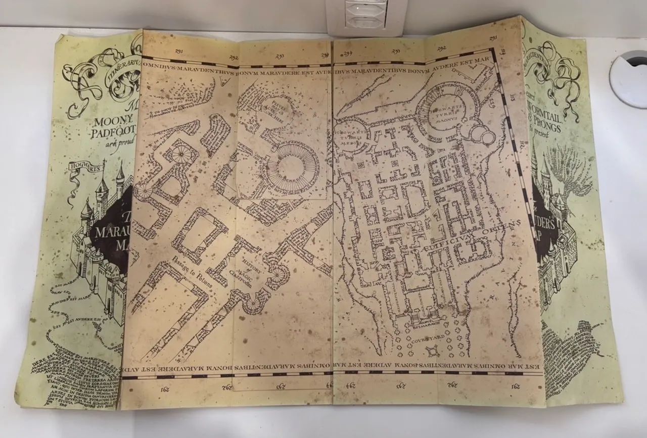 Mapa dos marotos Harry Potter - Foto 2