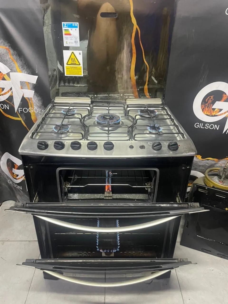 Fogão dois fornos eletrico - Foto 4