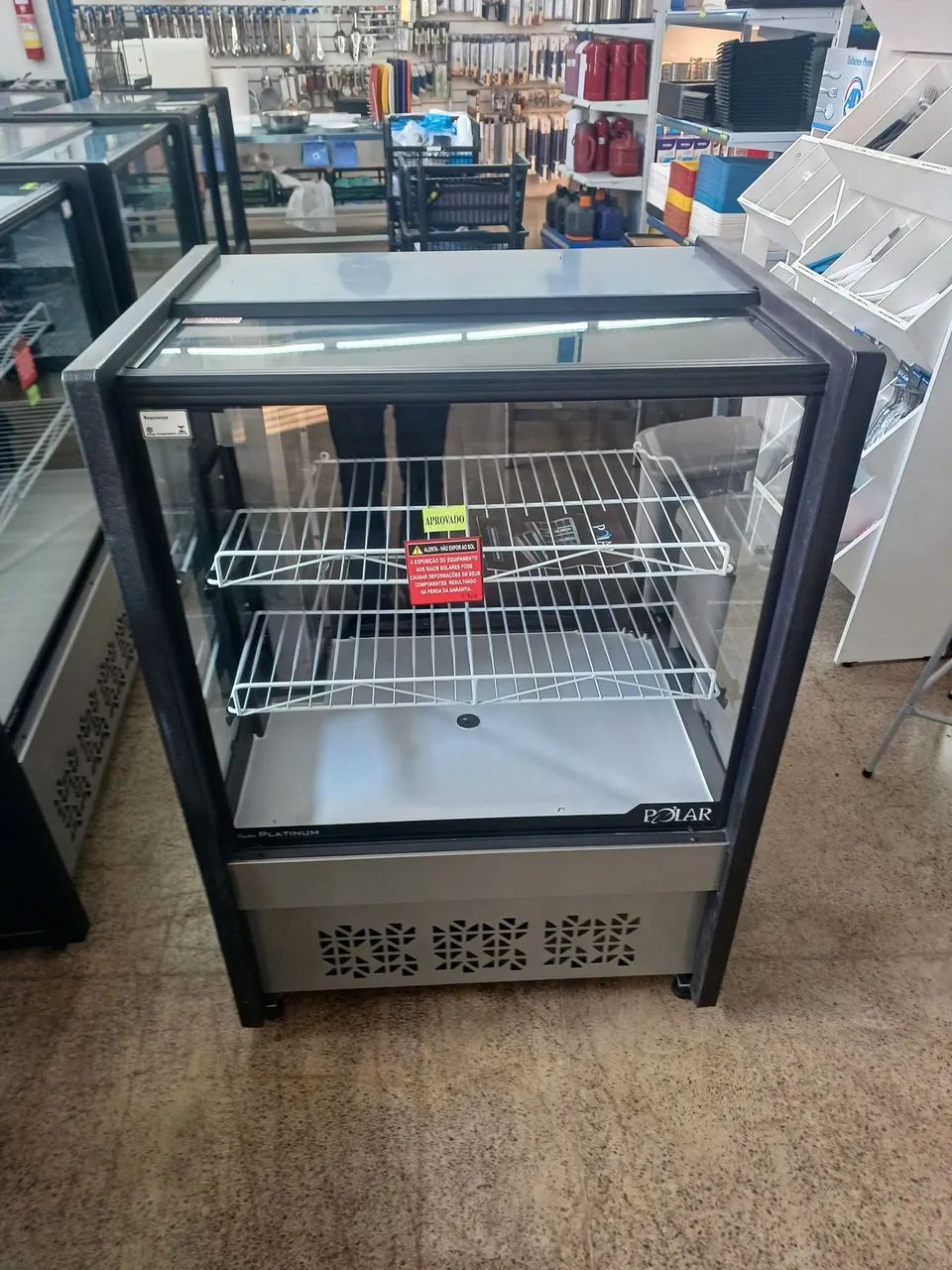 * Vitrine Confeitaria Platinum 80cm - Polar 