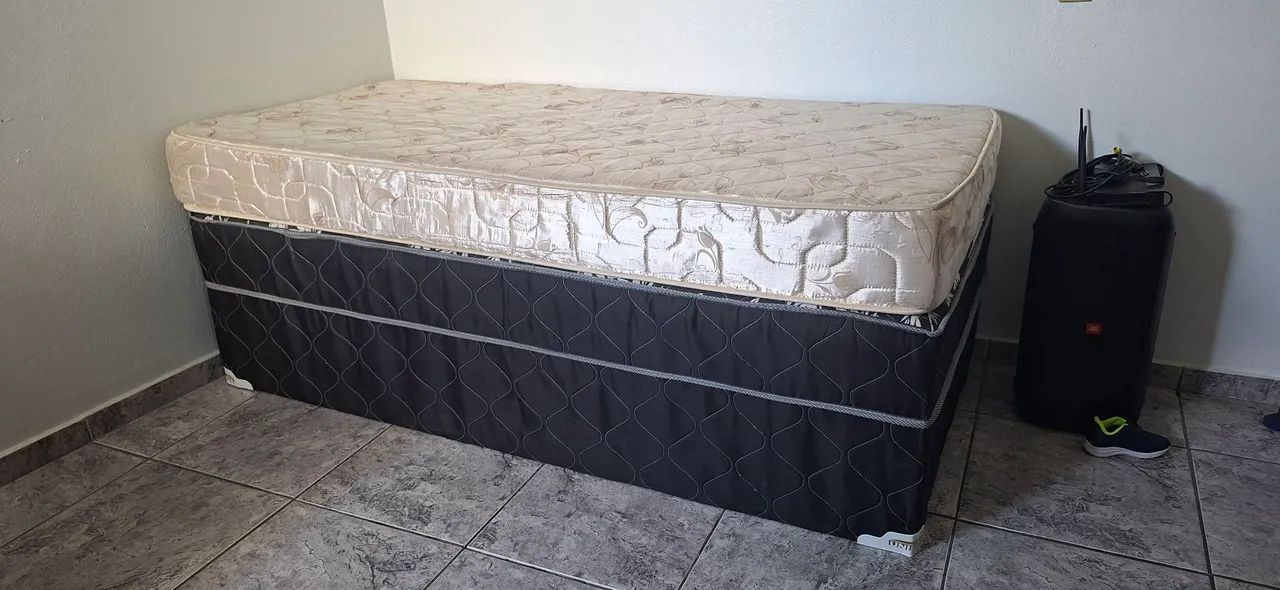 Cama box mais colchão 