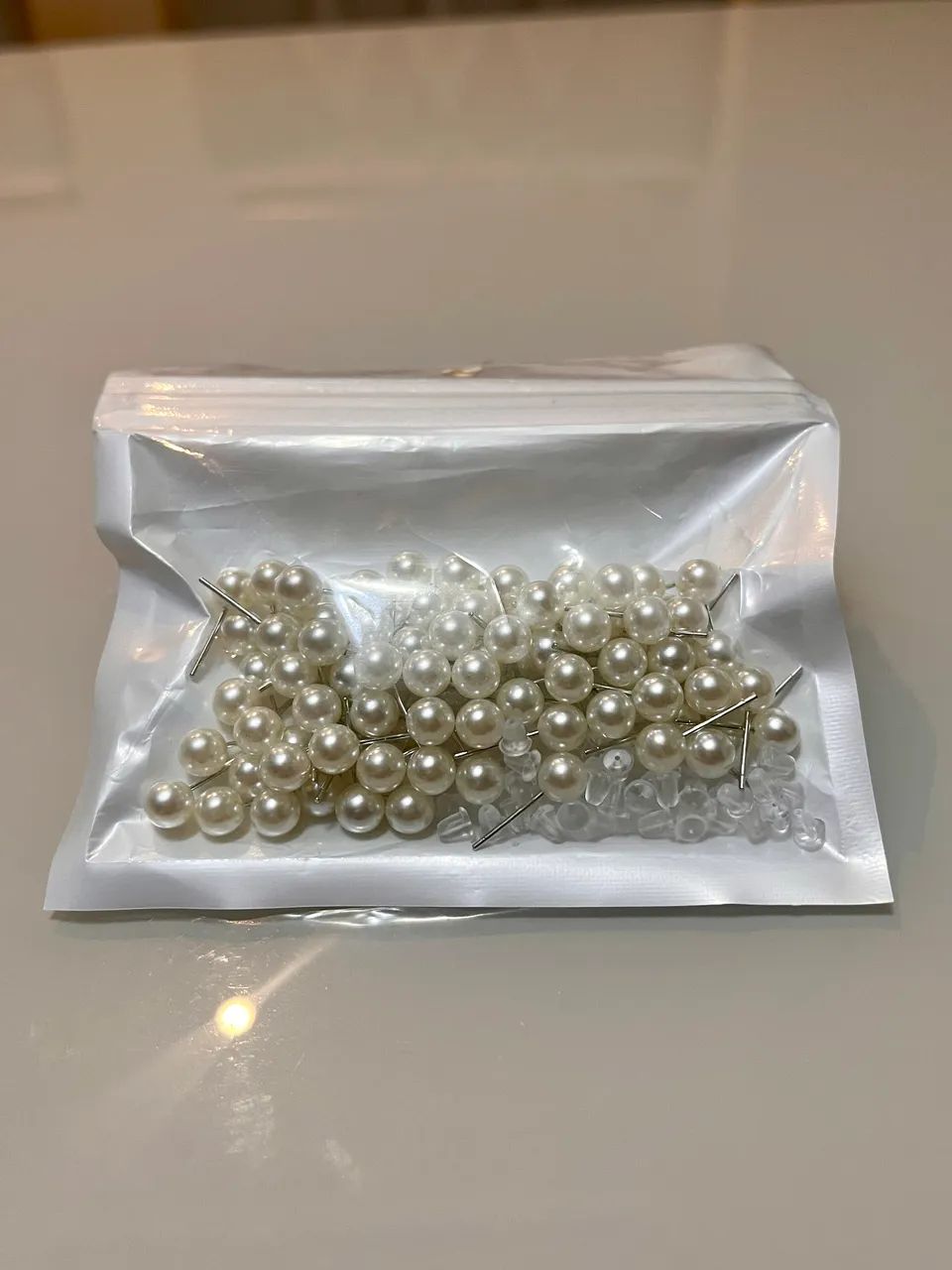 Brinco Pérola Pequeno - Unidade ou Kit para Revenda - Foto 2