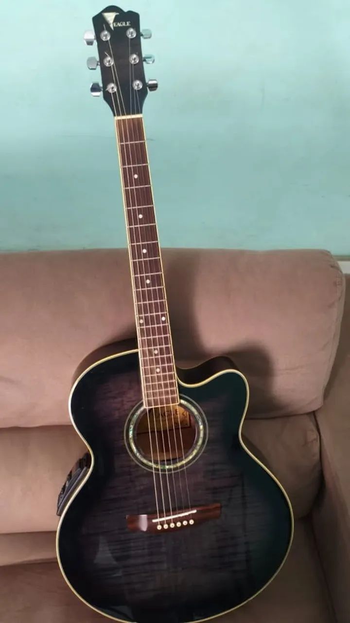 Violão Eagle CH70f bk, passo cartão até 18x