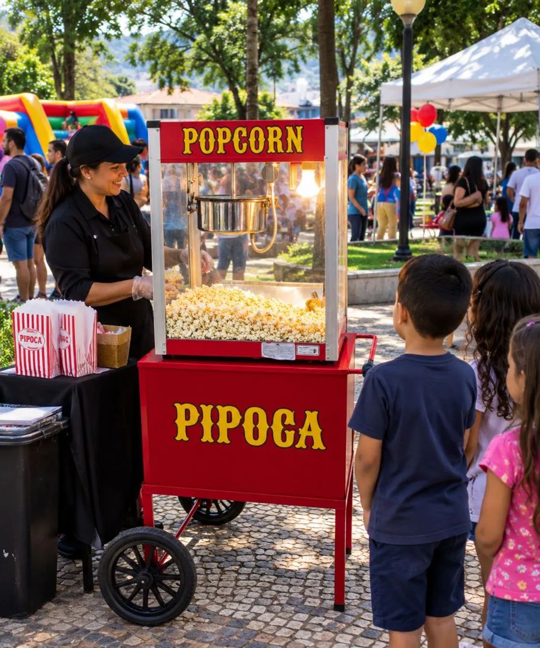 Pipoca e algodão doce para festas e eventos corporativos  - Foto 5