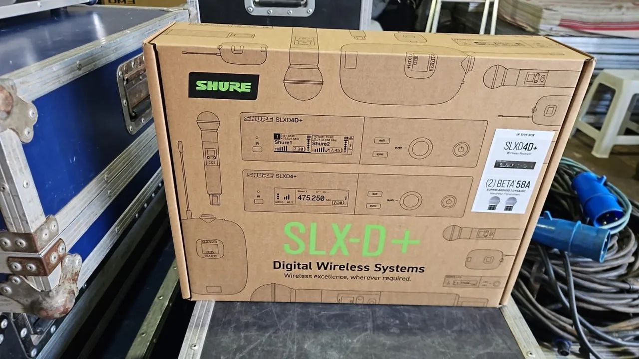  SHURE SLXD4D+ BETA 58 DUPLO