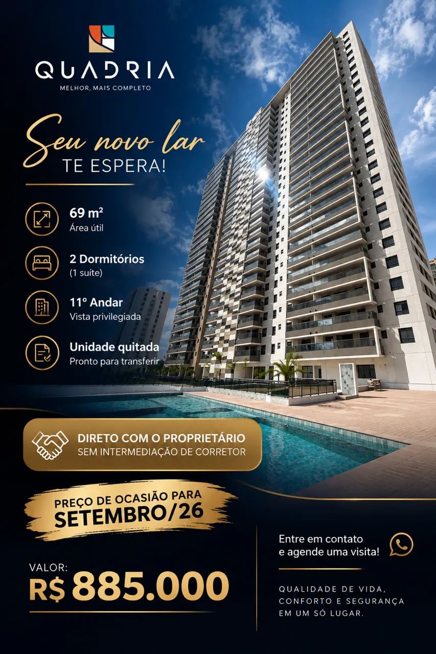 Oportunidade Quadria Aquarius 
