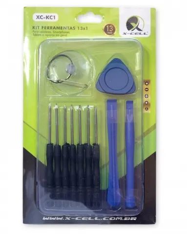 Kit Ferramentas para Smartphone 13x1 XC-KC1 X-Cell z1491