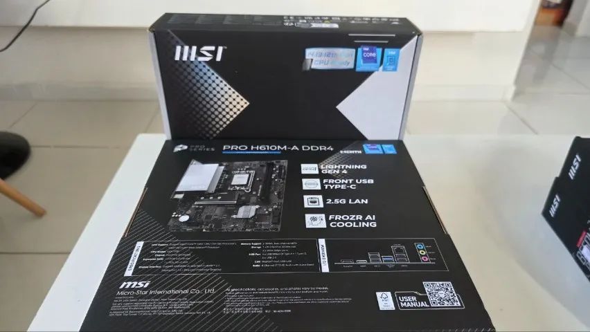 Placa Mãe H610 Msi Lga 1700 12ª 13ª 14ª Geração intel - Foto 5