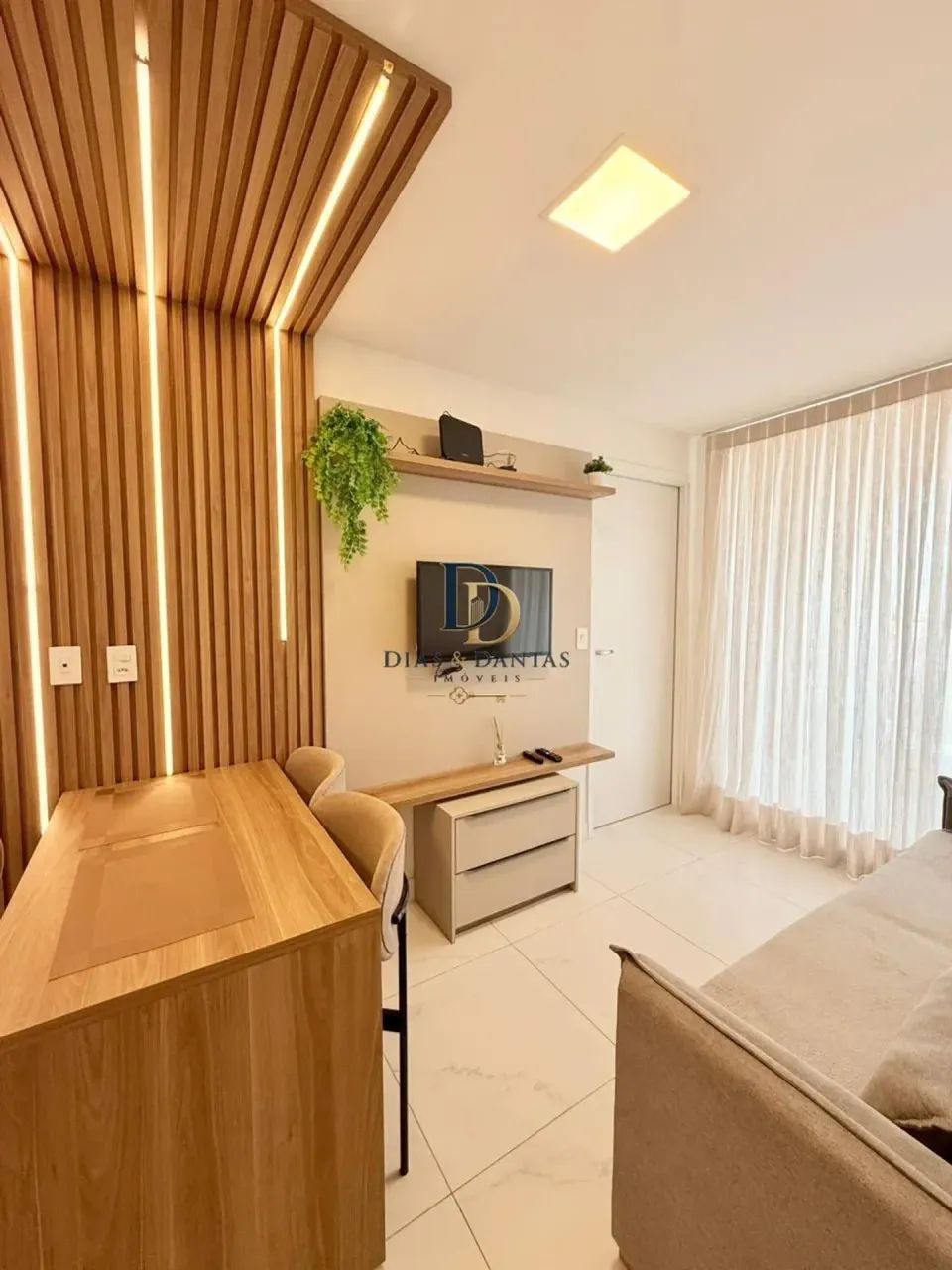 Flat Moderno e Mobiliado com Vista Mar - Foto 3