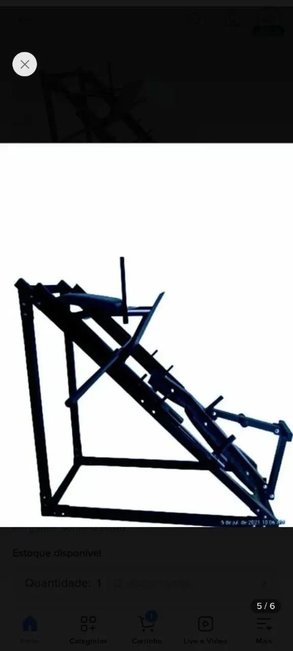 Leg press 45° - Foto 5
