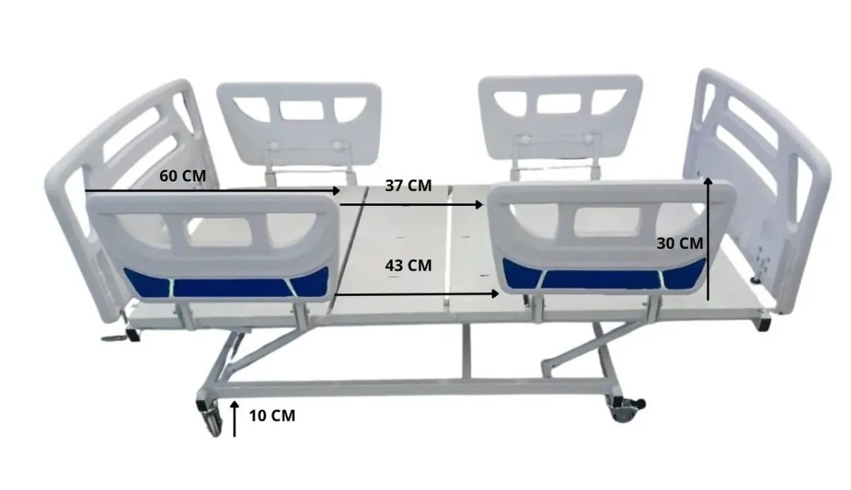 Cama Hospitalar Elétrica ( 8 movimentos de elevação ) - Foto 2