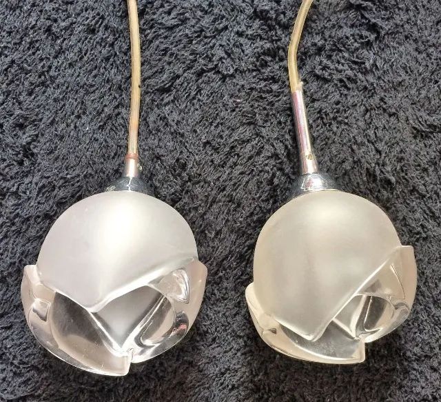 PAR DE PENDENTES  MANTRA CRISTAL