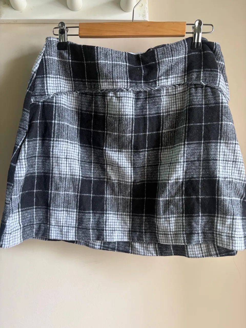 Saia Xadrez - Preto e Branco  - Foto 3