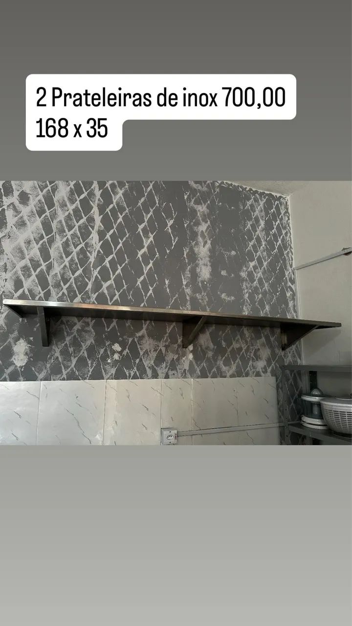 Prateleiras de Inox 