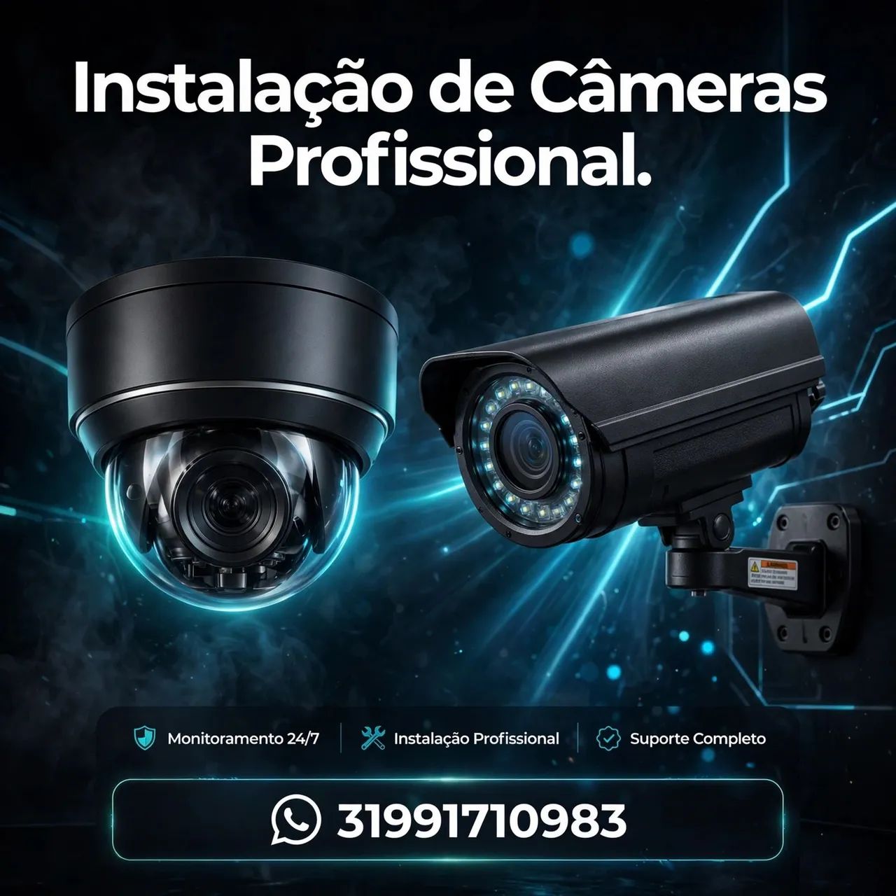 Instalação Câmera Segurança 