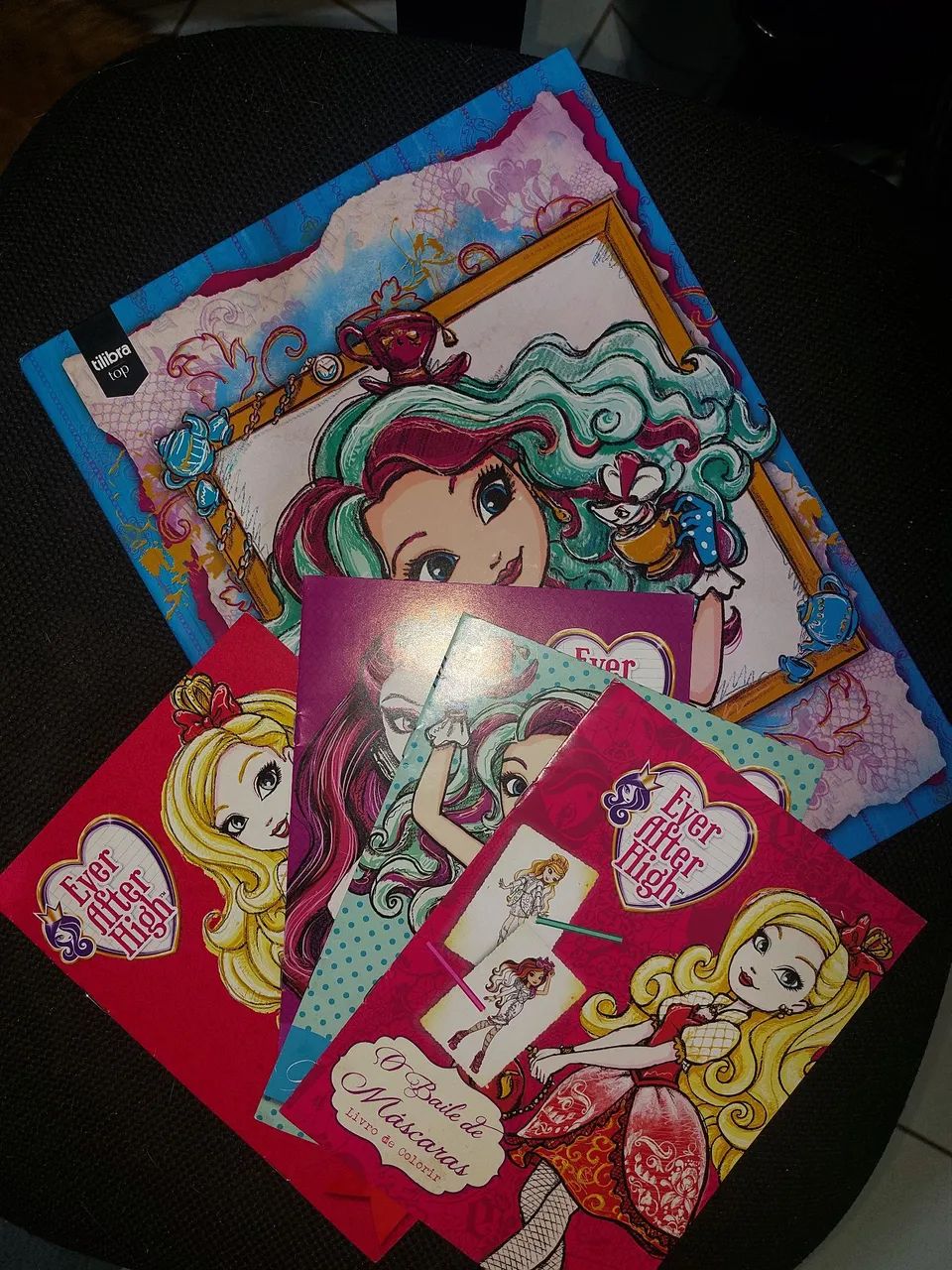 Lote Ever After High EAH Caderno Revistas 