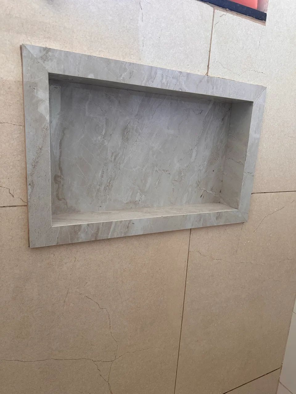 Nicho de porcelanato para banheiro 
