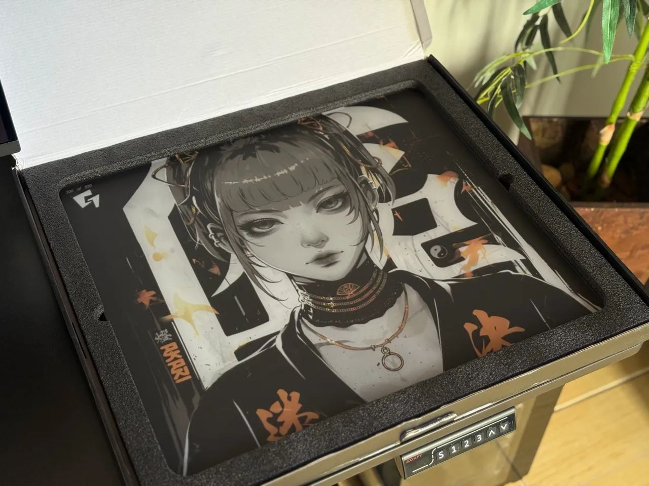 Glsswrks Akari Mousepad vidro glasspad - Foto 2