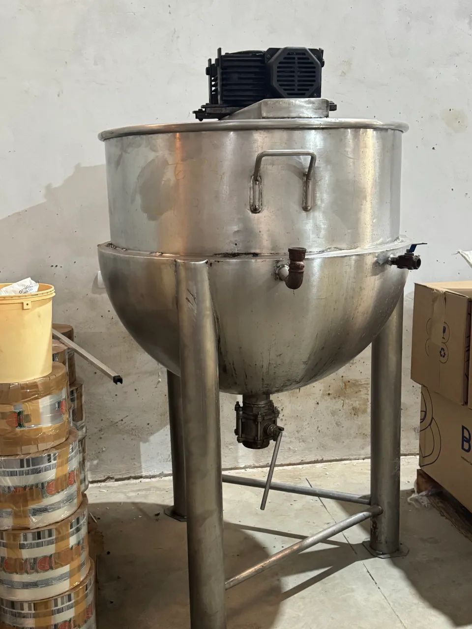 Tacho inox industrial 